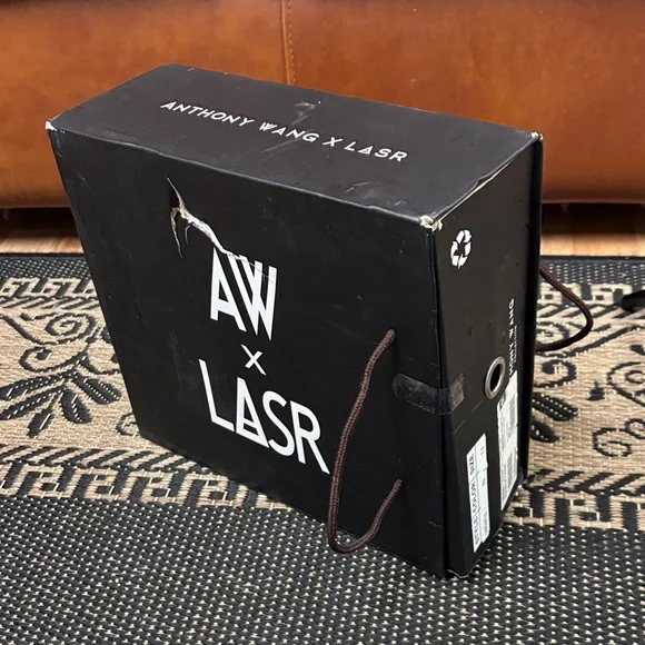 Anthony Wang x LASR Black and White High-Top Sneakers women’s 7.5 - Picture 13 of 13